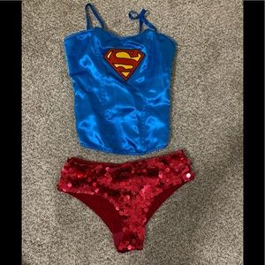 Superwoman corset and undies